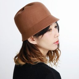 フェルトハット ハット レディース クロッシェ シンプル 無地 Mazurek 帽子 秋冬 日本製 マズルカ クロシェ ミセスハット ウール 婦人帽子 ウールハット 上品 コーデ フェルト帽 キャメル 女性 ぼうし クリスマス プレゼント ギフト 母の日
