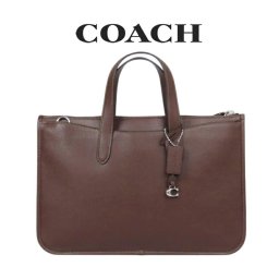 送料無料 コーチ COACH アウトレット 敬老の日 メンズ バッグ ビジネスバッグ CV971 MPL(メイプル) ブラウン (ブランド プレゼント レザー ブリーフケース 2WAY A4)