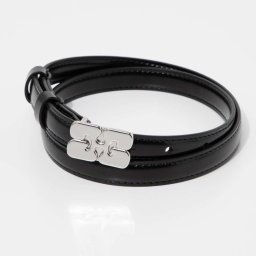 ガニー GANNI Kat Belt Small Patent キャットベルト スモール パテント A7112 5971 ベルト レディース ファッション小物