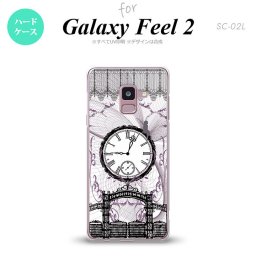 Galaxy Feel 2 ギャラクシー フィール 2 SC-02L スマホケース カバー ハードケース 妖精と時計 黒 nk-sc02l-1256[スマホ,スマホケース,スマホカバー,ケース,カバー,ジャケット]