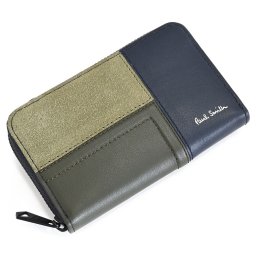 ポールスミス 財布 小銭入れ コインケース ラウンドファスナー 紺(ネイビー) Paul Smith bps731-31 メンズ 紳士 ギフト 定番 彼氏 彼女 プレゼント