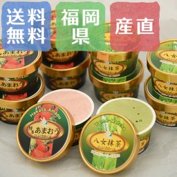 【送料無料】あまおうアイス＆特濃抹茶アイス【誕生日 結婚祝い 出産祝い 還暦祝い 結婚記念日 送別会 お祝い 引越し祝い 新築祝い 初節句 古希 喜寿 傘寿 お返し 内祝い お見舞い 快気祝い 金婚式 銀婚式 パーティー 景品 賞品 グルメ 母 父 女性 男性 両親 友達 親戚 上司 先輩 後輩 家族 子供 大人 彼氏 彼女 夫婦】【お歳暮 ハロウィン】
