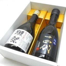【ギフト包装無料】 十四代　特吟生貯蔵　300ml　+　獺祭　純米大吟醸　45　300ml 《2本飲み比べセット》（2026年詰）（ギフト化粧箱入）