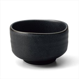 くつろぎのひと時をなごやかに演出する贈り物抹茶ラテカップ(黒釉) 和食器（湯呑/カップ/グラス） ML-1914 記念品 引出物 粗品 ブライダル 結婚式 プレゼント 母の日 父の日 クリスマス バレンタインデー
