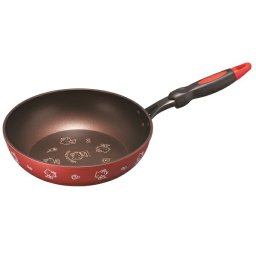フライパン深型　内径26cm　●ハローキティ●//キッチン用品 キッチングッズ 鍋 深鍋 片手鍋 調理 料理 可愛い キャラクター サンリオ Sanrio キティちゃん// スケーター