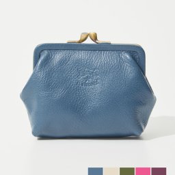 イル ビゾンテ IL BISONTE SCP005 PV0001 小銭入れ Coin Purse Classic メンズ レディース 財布 コインケース がま口財布 無地 カードケース レザー プレゼント お祝い ビジネス シンプル 通勤 通学 コンパクト ギフト 記念 ネイビー アイボリー アゼリア アイリス