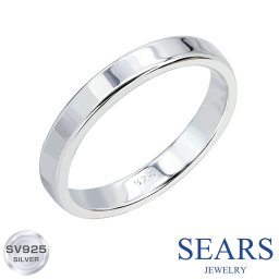 シアーズ リング 指輪 メンズ レディース ユニセックス ペア 平打ち シルバー925 シルバーリング Sears