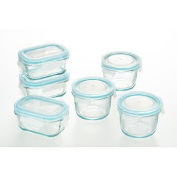 【ギフト対応無料】耐熱ガラス保存容器ミニ6pcs (7041362) ※送料無料(北海道・沖縄は除く)