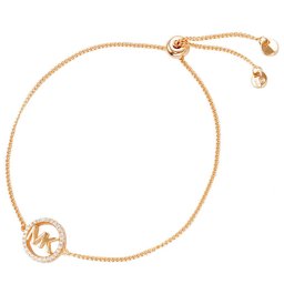 マイケルコース ブレスレット MICHAEL KORS MKC1246AN791 MKロゴ パヴェ スライダー レディース アクセサリー ローズゴールド