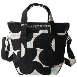 マリメッコ marimekko ショルダーバッグ レディース Milli Matkuri Pieni Unikko ウニッコ 2way ハンドバッグ ブラック×オフホワイト 090118 895 北欧雑貨 北欧デザイン 送別会 誕生日 お中元 結婚祝い 結婚式 彼女 娘 妻 女性 ギフト 高級 父の日 母の日 即日発送 ホワイトデー