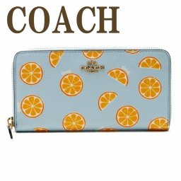 コーチ COACH 財布 レディース 長財布 ラウンドファスナー オレンジ 3113IMR3Q ブランド 人気