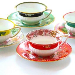 ウェッジウッドWEDGWOOD　ワンダーラストＷonderlust　カップ＆ソーサー４客セット【御結婚御祝・内祝・新築御祝・還暦御祝・寿・ギフト包装可能】