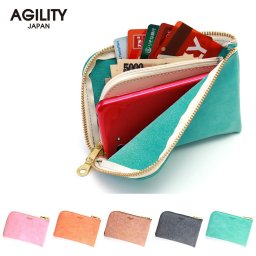 『スマートウォレット』(全5色)シビラ/【スマホ 財布 L字ファスナー メンズ レディース 小さい コンパクト 財布 牛革 スマホが入る ミニ財布 小さい財布】【AGILITY affa(アジリティアッファ)】(0960)[M便 3/3]