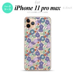 iPhone11ProMax iPhone11pro max スマホケース ハードケース 花柄 春 紫 メンズ レディース nk-i11pm-1706