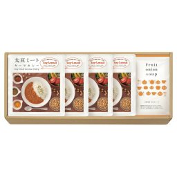 大豆ミート･キーマカレー＆淡路島玉ねぎスープセット DM-29 内祝い お祝い 出産祝い 結婚祝い お供え 粗供養 満中陰志 香典返し お返し お礼 快気祝い お見舞い 挨拶 法事 進学 入学  ギフト プレゼント 粗品 景品 手土産 お歳暮 残暑見舞い  