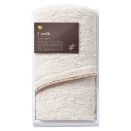 夏の贈り物お中元 フェイスタオル オーガニックジャパン グレージュ 34×80cm