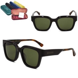 グッチ サングラス GUCCI GG1670SK-003 サングラス アジアンフィット ブラウン グリーン メンズ レディース ユニセックス