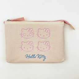 サンリオ ハローキティ フェイス 3ポケットポーチ  Sanrio