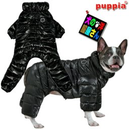 犬服 PUPPIA ラグジュアリーオールインワン グロッシー ＸＸＬサイズ ( 中型犬用 ) つなぎ ロンパース 秋冬服 防寒着 パピア 柴犬 ジャンプスーツ