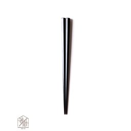 箸蔵まつかん 太口五角 箸 拭漆 黒檀 23.5cm　桐箱入 