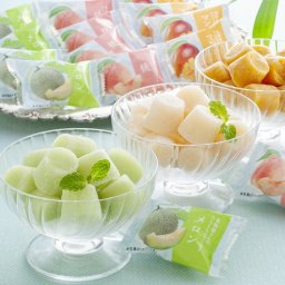 お歳暮 岡山 果物屋さんの ひとくちシャーベット 桃 メロン マンゴー 産直 スイーツ ご当地グルメ ギフト 熨斗 贈り物 新生活 お祝い お取り寄せ のし対応 A-OH(代引不可)【ポイント10倍】【送料無料】