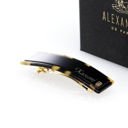 ALEXANDRE DE PARIS アレクサンドル ドゥ パリ LISERAI バレッタ NT 6cm 名入れ代込 名前 彫刻 刻印 名入れ 誕生日 プレゼント ギフト 記念日 高級 ブランド 母の日 ヘアアクセサリー クリスマス ホワイトデー フランス 高級 ブランド