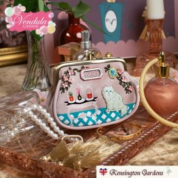 ベンデューラ ロンドン クリップパース 「ベンデューラ パフューマリー」<br>コインパース がま口 小銭入れ ワンパチ 小銭入れ レディース 可愛い ミニ財布 英国スタイル 女性用デザイナーバッグ イギリス Vendula London 配送方法：【クリックポスト】