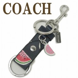 コーチ COACH キーホルダー レディース キーリング バッグチャーム フルーツ スイカ 1733SVNRD 【ネコポス】 ブランド 人気