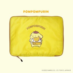 サンリオ ポムポムプリン 衣類圧縮バッグ イエロー トラベルグッズ 収納アイテム