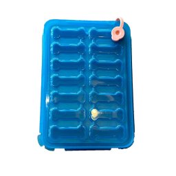 フローズン トリート トレイ S 骨型 縦に置いても漏れない アイスキューブ アイストレー