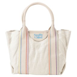 シーバイクロエ SEE BY CHLOE バッグ トートバッグ CHS23SSB62C64 24H bbsc00181l LAETIZIA SMALL TOTE BAG レティシア Cement Beige ベージュ系