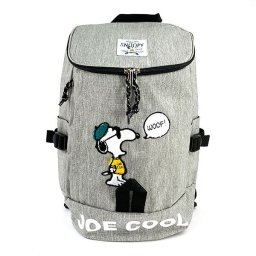 スヌーピー PEANUTS ラウンドデイパック GY バッグ リュック グレー   (MCOR)