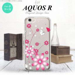 【SH03J】【スマホケース/スマホカバー】【アクオス R】SH03J スマホケース AQUOS R SH-03J カバー アクオス R 花柄・ガーベラ ピンク nk-sh03j-073【メール便送料無料】