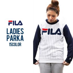FILA フィラ スウェット レディース プルオーバー 裏毛 トップス 上 ロゴ ライン トレーナー レディース スエット ロング 部屋着 ルームウェア 寝巻 長袖 ブランド 人気 ブラック ネイビー グレー ホワイト 白 黒   注目 outfit 敬老の日 プレゼント ギフト