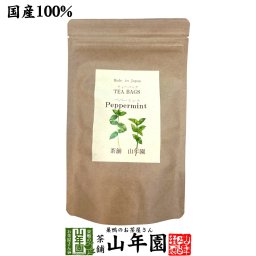 【国産 100%】ペパーミントティー ハーブティー 2g×15パック 熊本県産 ノンカフェイン 無農薬 ティーバッグ ティーパック リーフ ペパーミント茶 健康茶 妊婦 ダイエット セット 苗 ギフト プレゼント プチギフト お茶 敬老の日 御中元 2026 内祝い