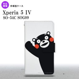 Xperia 5IV Xperia5IV 手帳型スマホケース カバー くまモン ハロー 2022年 10月発売 nk-004s-xp54-drkm08