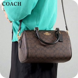 コーチ ハンドバッグ レディース ブランド COACH CV961 IMXAQ ウォルナット/ブラック