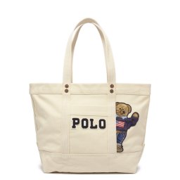 ラルフローレン Ralph Lauren ポロラルフローレン Polo Ralph Lauren ポロベア トートバッグ ショルダーバッグ 428746448 001 BEAR PP TOTE クリーム