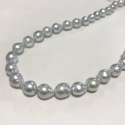 【送料無料】大珠 8.5mm ナチュラルカラー あこや本真珠 パールネックレス ネックレス ロング  冠婚葬祭 入学式 卒業式 フォーマル 日本製 保証書付 プレゼント  大人 上品 濱ノ雫 はまのしずく