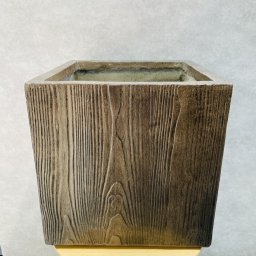 植木鉢 ベータ キューブプランター ウッド 四角 大型 おしゃれでかわいいファイバークレイシリーズ 中型 正方形 スクエア 北欧 鉢カバー 屋外 室内 兼用 観葉植物用 サボテン 特大 和風 ガーデニング ベランダ 玄関 丸型 インテリア プランター 深型