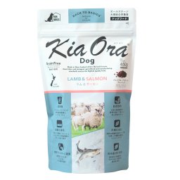 キアオラ KiaOra ドッグフード ラム＆サーモン 450g 犬 ドライフード 総合栄養食 無添加 グレインフリー 全年齢用 オールブリード