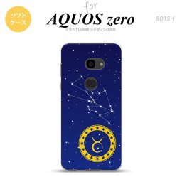 AQUOS zero アクオス ゼロ 801SH スマホケース カバー ソフトケース 星座 おうし座 nk-801sh-tp842[スマホ,スマホケース,スマホカバー,ケース,カバー,ジャケット]
