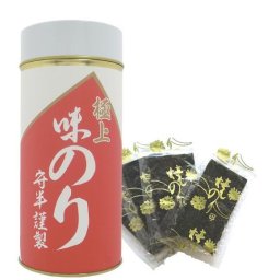 守半海苔 極上のり 『 小 』 味のり 焼のり 【 缶入り 】 全形11.25枚分（8切6枚入パック15袋） 高級海苔 味海苔 海苔 焼き海苔 焼きのり 贈答 ギフト 母の日