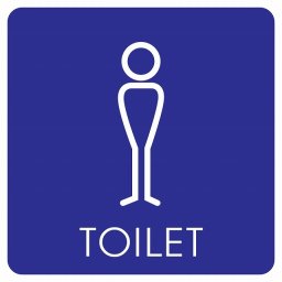 トイレ 御手洗 TOILET トイレマーク J2 男 MENS ピクトサイン ステッカー シール 塩ビ製 サイン ウォールステッカー インテリア 施設 案内