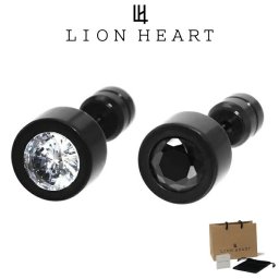 ライオンハート ピアス メンズ ブリリアントスタッズ ピアス メンズ サージカルステンレス316L LH-03EA0315 LION HEART つけっぱなし ステンレス アレルギーフリー メンズピアス 片耳用 1点売り クリスマス 誕生日 プレゼント ギフト 彼氏 ブランド 人気 ランキング