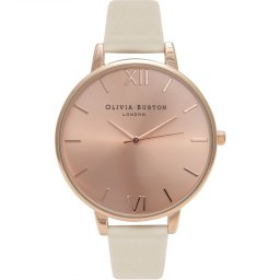 2年保証 新品 送料無料 OLIVIA BURTON オリビアバートン 腕時計 レディース Vegan Friendly OB16BDV01 38mm ローズゴールド Rose Gold アイボリー （ヌードホワイト）