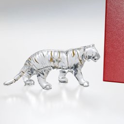 【純正紙袋無料】 バカラ Baccarat クリスタル フィギュア ゾディアック 2022年 令和4年 干支 寅(虎) トラ フィギュリン クリア 2814611(2-814-611)【動画あり】 インテリア雑貨 置物 オブジェ【スペシャルラッピング660円(別売り)】 送別会 誕生日 お中元 還暦祝い 結婚祝い 結婚式 高級 父の日 母の日 即日発送 ホワイトデー