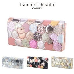 ツモリチサト 長財布 レディース おしゃれ 財布 新マルチドット tsumori chisato 57092 日本製 サイフ 女性 人気 ブランド かわいい 小銭入れあり 本革 女子 主婦 義母 ママ お母さん 送料無料