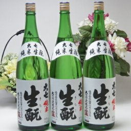 【 6本セット】大七酒造　大七　生もと　純米酒　1800ｍｌ×６本（福島県）