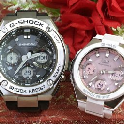カシオ 恋人たちのGショック ペアウォッチ G-SHOCK BABY-G GST-W110-1AJF MSG-W100-7A3JF 電波ソーラー 送料無料 国内正規品 記念日 誕生日 プレゼント お揃い ブラック 黒 ホワイト 白 クリスマス お祝い 結婚 婚約 20代 30代 40代 50代 カップル 夫婦